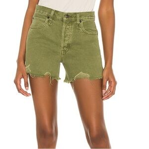 Free People Makai Cutoff Short in Olive